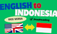 translate english to indonesia plus proofreading
