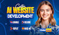 develop a custom ai website, ai saas, and ai software application