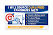 source candidates and handle end to end recruitment