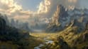 design amazing fantasy landscape