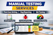 do manual and functional testing, test case writing, st, sit