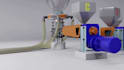 create mechanical equipment animation and industrial machinery simulation