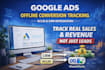 set up google ads offline conversion tracking with gclid and CRM integration