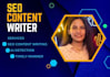write engaging SEO optimized articles and blog posts