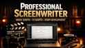 write a professional screenplay, movie script, or TV pilot