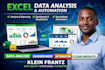 excel data analysis, system design, dashboards and spreadsheet automation