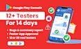 provide 12 testers 20 testers closed testing mobile app testing 12 testers