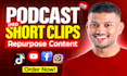 repurpose content and edit your long video content into short form content