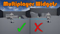 fix ue5 multiplayer bug lobby replication shooting UI widget issues fast