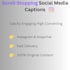write creative social media captions