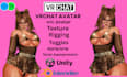 do vrchat avatar vtuber character, furry avatar, vr character, nsfw, vrc avatar