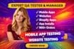 provide QA testing, app testing, website testing, and shopify app review