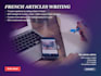 write SEO optimized blog articles in french