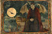 do medieval gothic manuscript style illustration