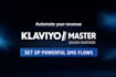setup SMS flows in klaviyo