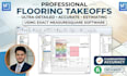 provide accurate flooring takeoffs in measure square