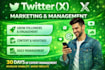 do organic x twitter growth and promotion