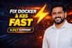 fix docker, kubernetes, ci cd, linux errors fast