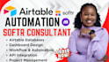 setup and fix airtable database, airtable automation, clay com airtable softr