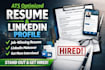 an ats optimized resume that gets interviews