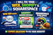 fix wix SEO issues shopify broken checkout process squarespace slow speed
