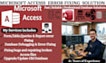 create, fix or amend a microsoft access database