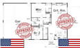 prepare pole barn post frame building permit drawing fire exit plans co hi mt ca