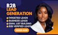 do b2b lead generation and targeted business lead
