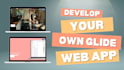 build your responsive web app using adalo or glide no code app
