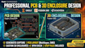 design pcb and enclosure using eagle fusion360 easyeda