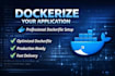 dockerize your application with a professional dockerfile