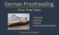 proofread and edit your german text professionally