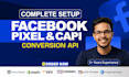 setup or fix shopify meta facebook pixel conversion api tracking via gtm, ga4