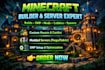 build minecraft house, castle, lobby, spawn setup modded minecraft server smp