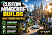 build custom minecraft spawn minecraft builder minecraft map minecraft house