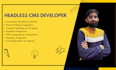 set up and develop a headless cms website