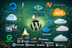 deploy app on AWS, azure, gcp, digitalocean oci using docker, kubernetes, ci cd