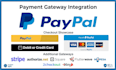 integrate mpesa,paypal,stripe and other payment gateways