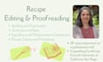 edit and proofread your recipes