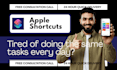 create apple shortcuts API integration social media data automation claude ios