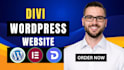 create wordpress website divi, clone design, optimize speed up elementor