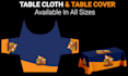 do custom canopy tents, feather flags, table clothes for your events