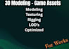 create 3d game assets