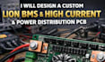 design your bms power electronics pcb and battery system for ev system