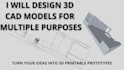design cnc ready cad models and pcb enclosures