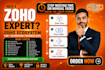 setup zoho one, zoho crm, books, people, creator, analytics, form, mail, desk
