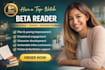 beta and alpha read your book and writing and provide inline feedback