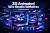 design 3d interactive wix studio website redesign wix 3d animated website velo