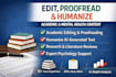 edit, proofread, and humanize academic and mental health content