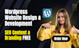 design a professional wordpress website with content